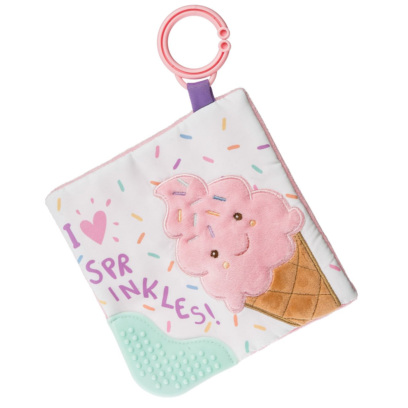 Crinkle Teether - Sprinkles Ice Cream