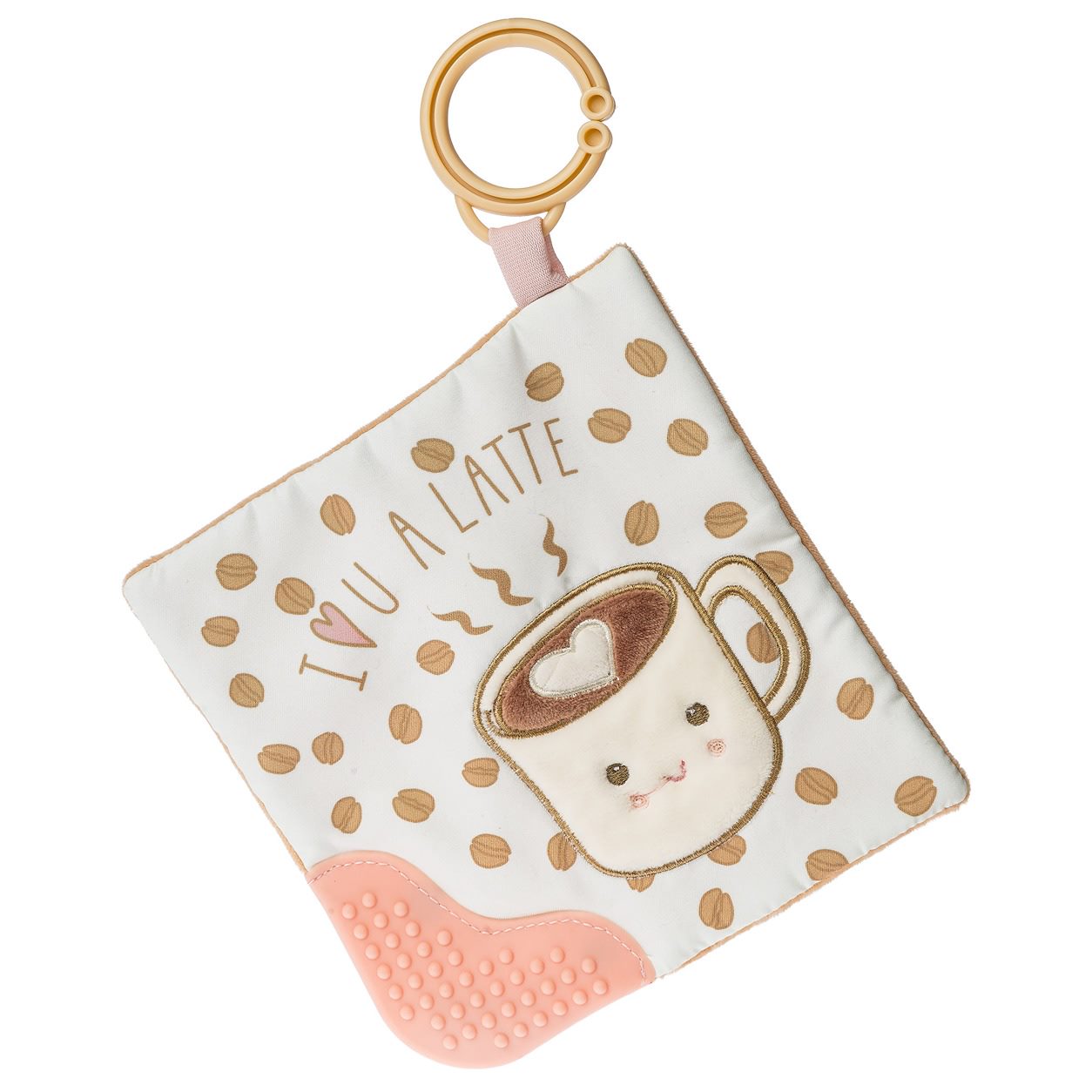 Crinkle Teether - Sweet Latte