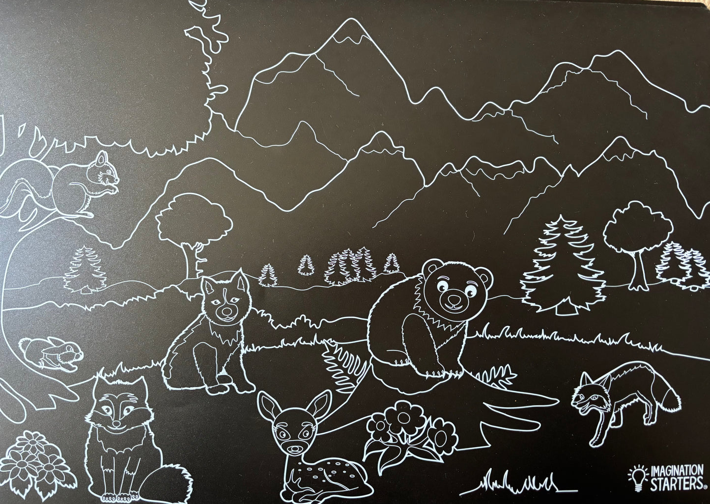 Forest Animals Placemat - Imagination Starters