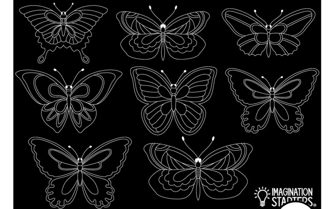 Imagine Starters Placemat Butterfiles