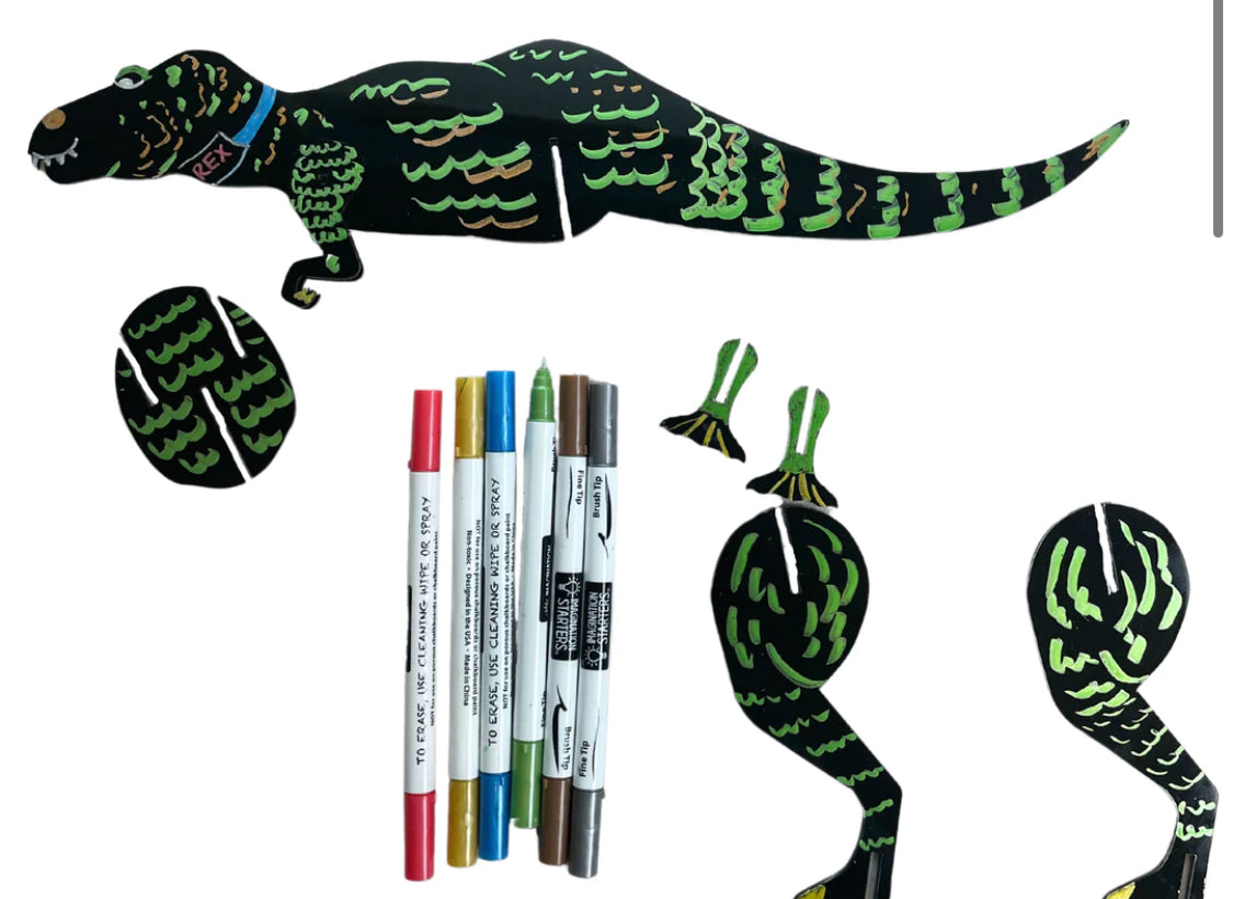 Dinasour Chalkboard Puzzle - Imagination Starters