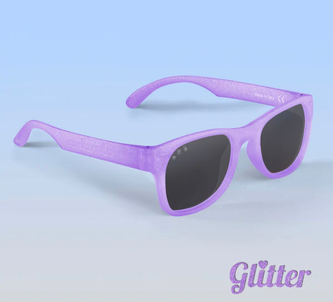 Lentes de Sol Morado Glitter ~ Talla Toddler