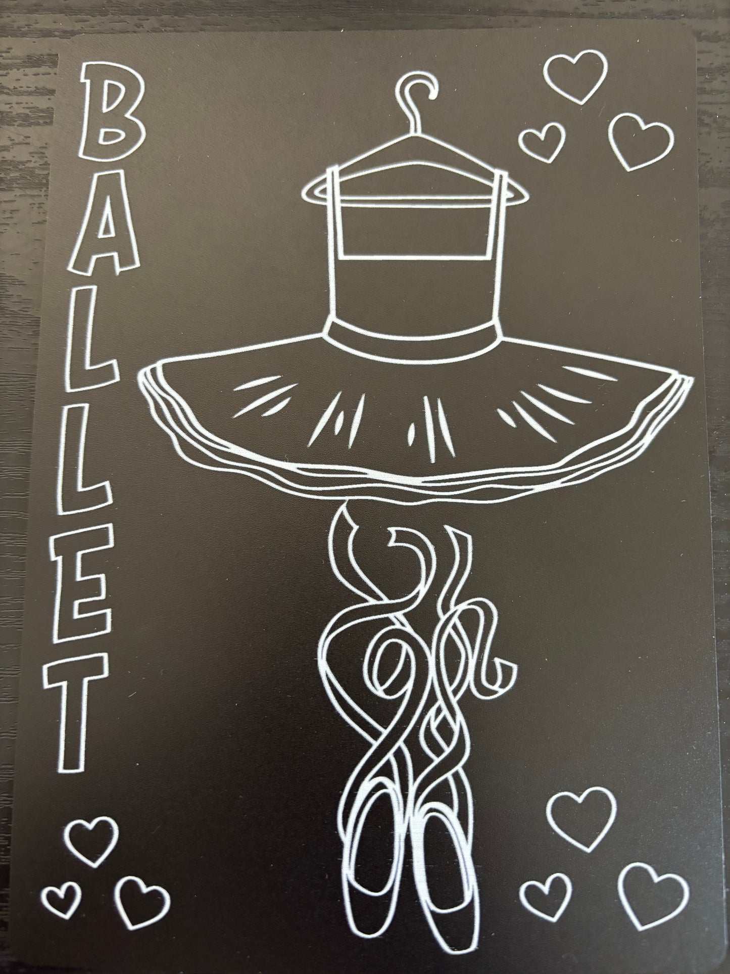 Ballerina Mini Placemat - Imagination Starters
