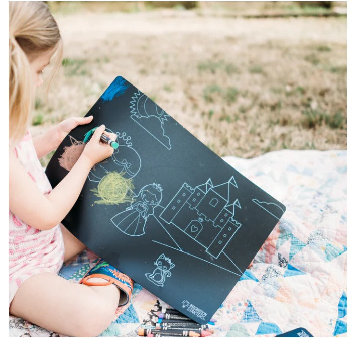 Imagination Starters - Chalkboard Placemat Princess