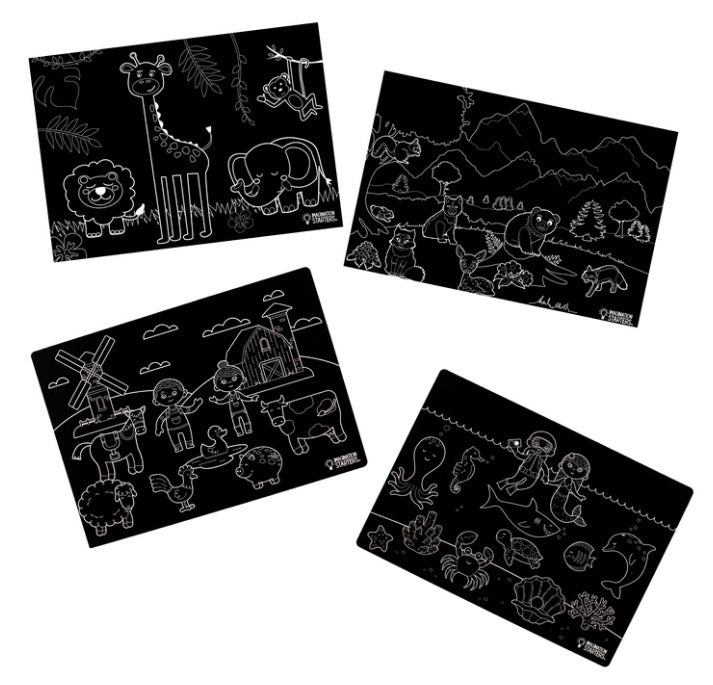 Imagination Starters - Chalkboard Placemat Farm Animals