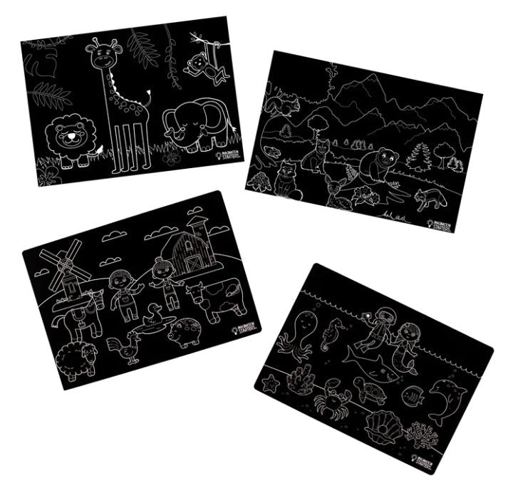 Imagination Starters - Chalkboard Placemat Farm Animals