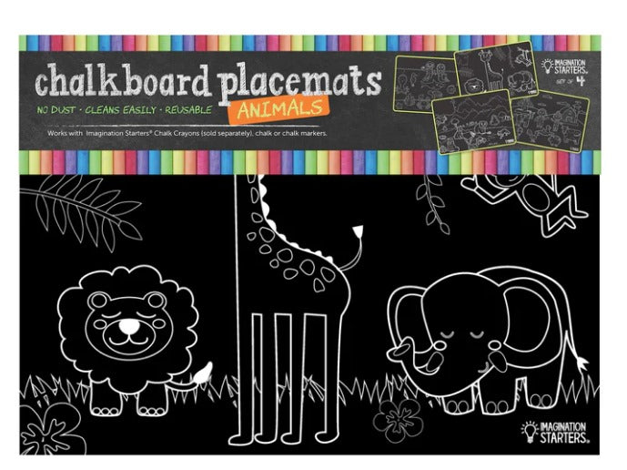 Imagination Starters - Chalkboard Placemat Farm Animals